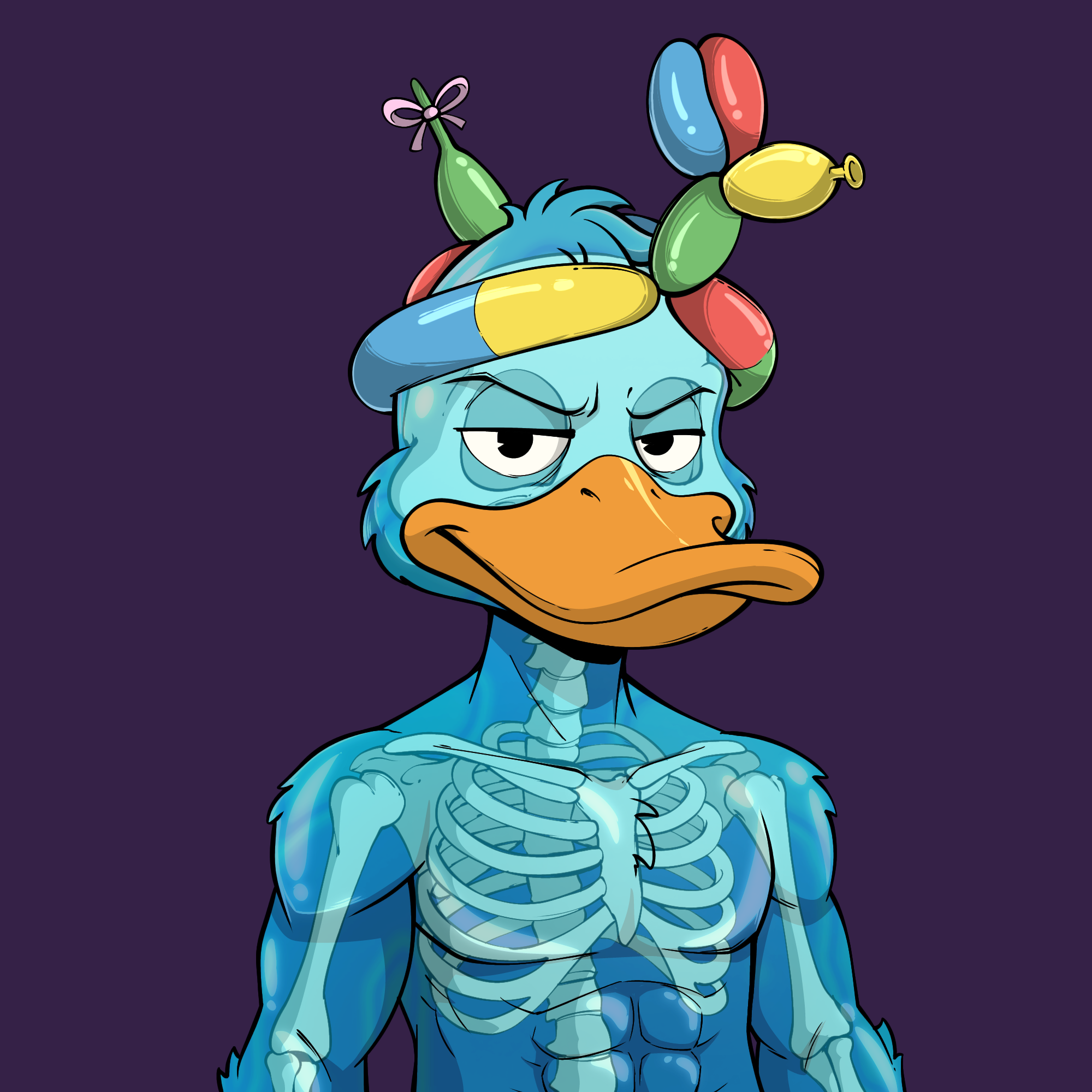 Grumpy Duck - X-Ray