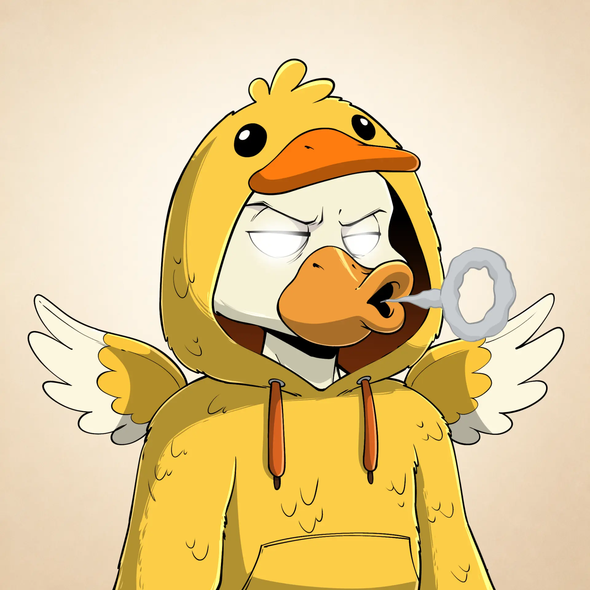 Grumpy Duck - Chick Hoodie