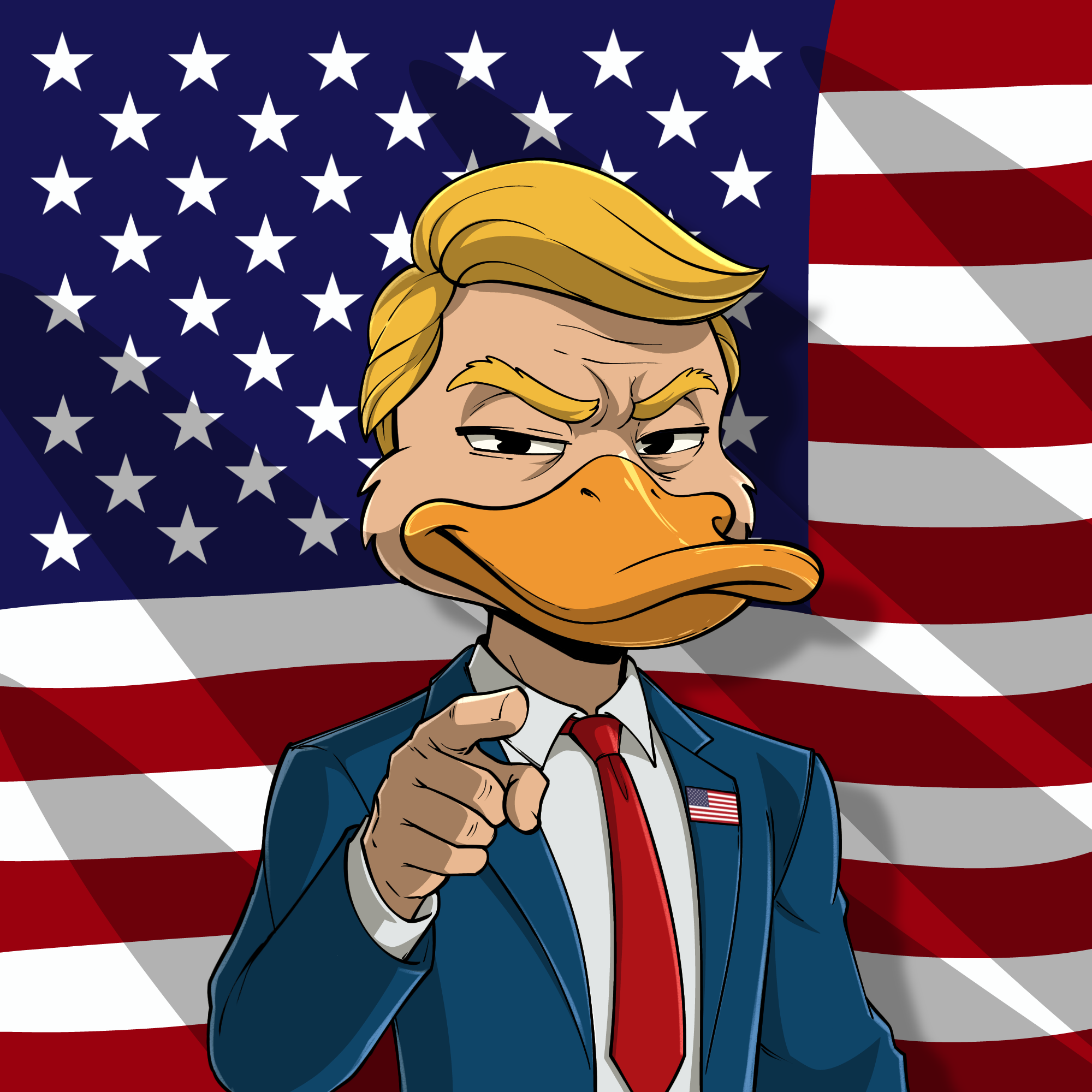 Grumpy Duck - President